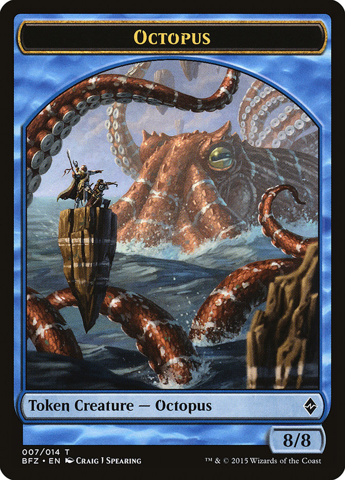 Octopus [Battle for Zendikar Tokens] | Card Citadel