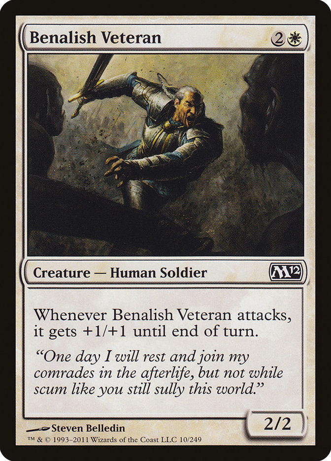 Benalish Veteran [Magic 2012] | Card Citadel