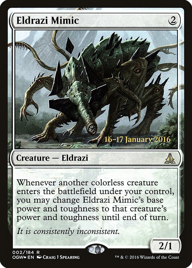 Eldrazi Mimic [Oath of the Gatewatch Promos] | Card Citadel