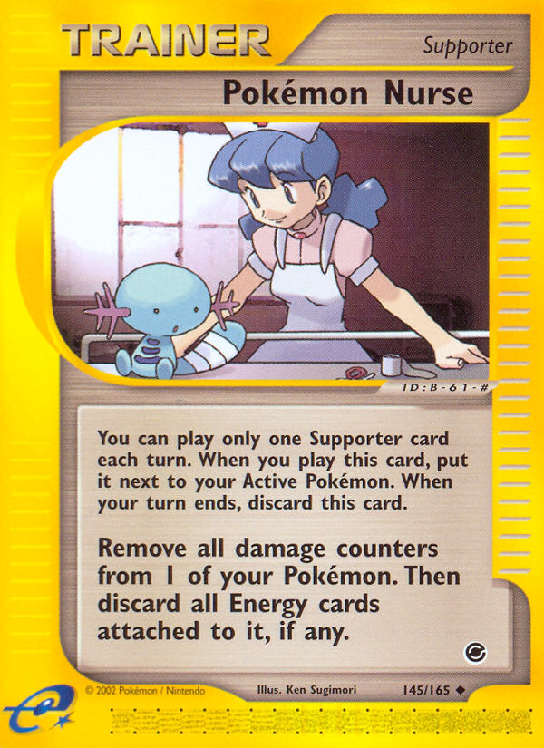 Pokemon Nurse (145/165) [Expedition: Base Set] | Card Citadel