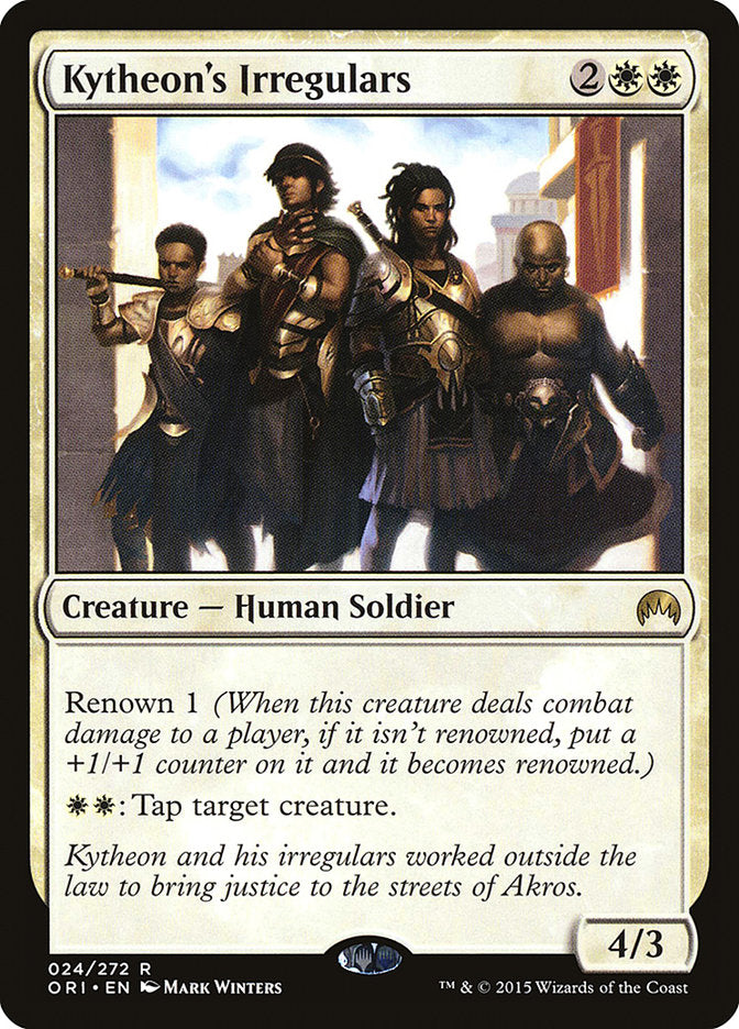 Kytheon's Irregulars [Magic Origins] | Card Citadel