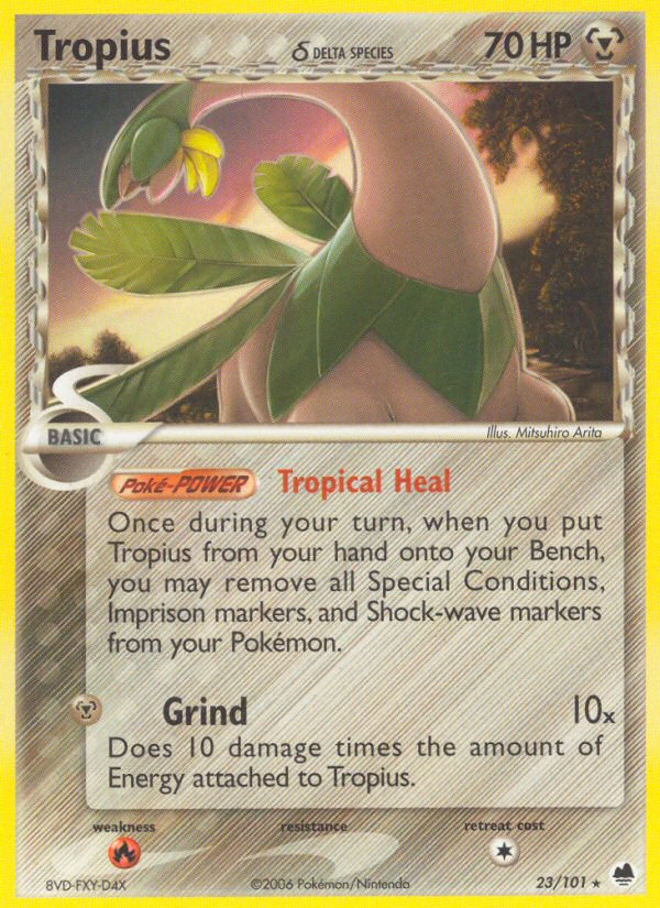 Tropius (23/101) (Delta Species) [EX: Dragon Frontiers] | Card Citadel