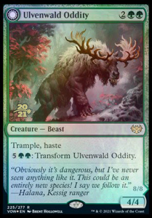 Ulvenwald Oddity // Ulvenwald Behemoth [Innistrad: Crimson Vow Prerelease Promos] | Card Citadel