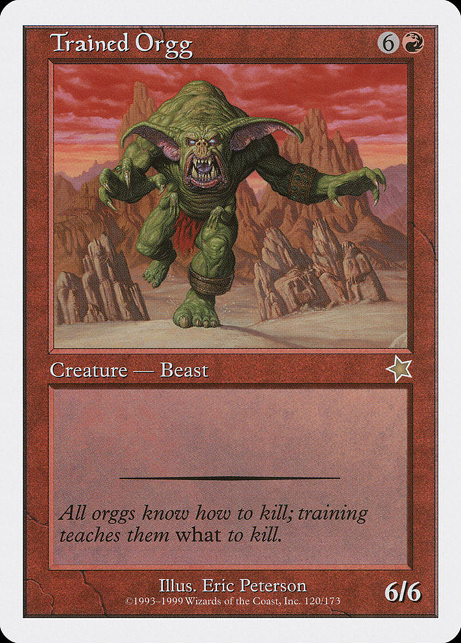 Trained Orgg [Starter 1999] | Card Citadel