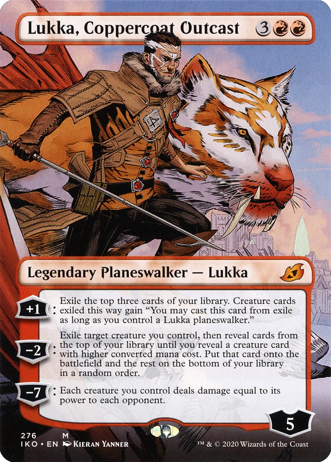 Lukka, Coppercoat Outcast (Borderless) [Ikoria: Lair of Behemoths] | Card Citadel