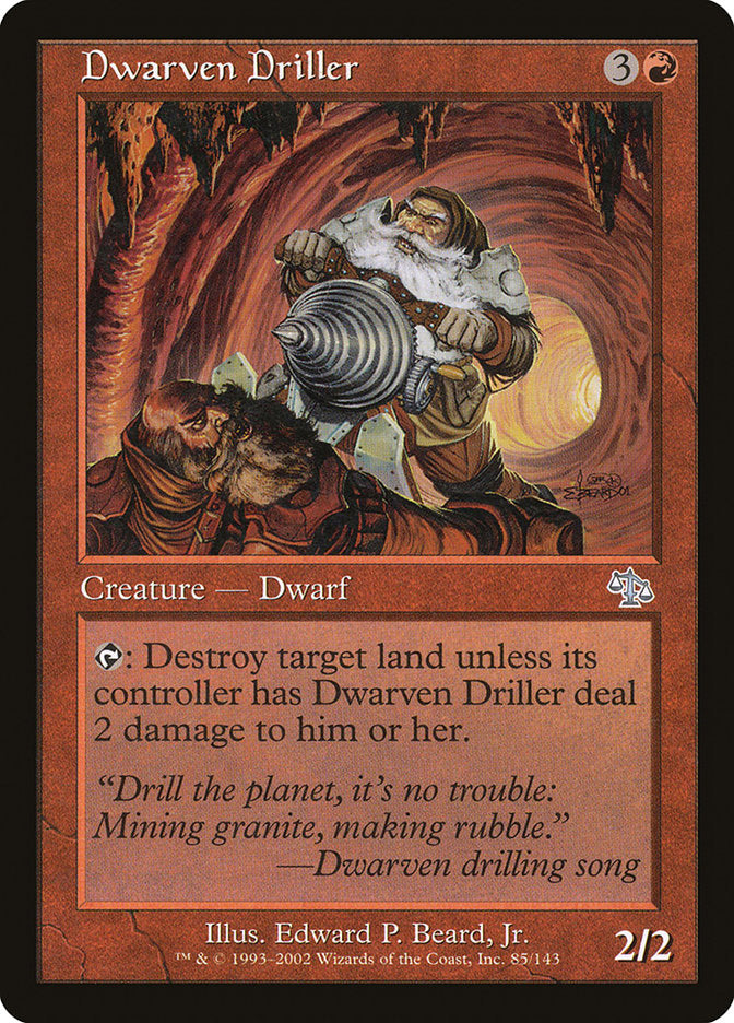 Dwarven Driller [Judgment] | Card Citadel