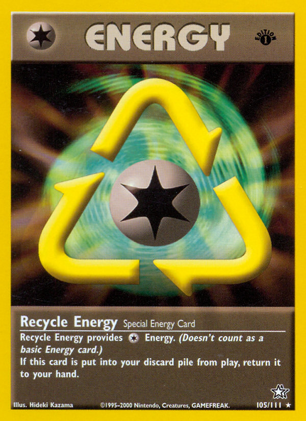 Recycle Energy (105/111) [Neo Genesis 1st Edition] | Card Citadel