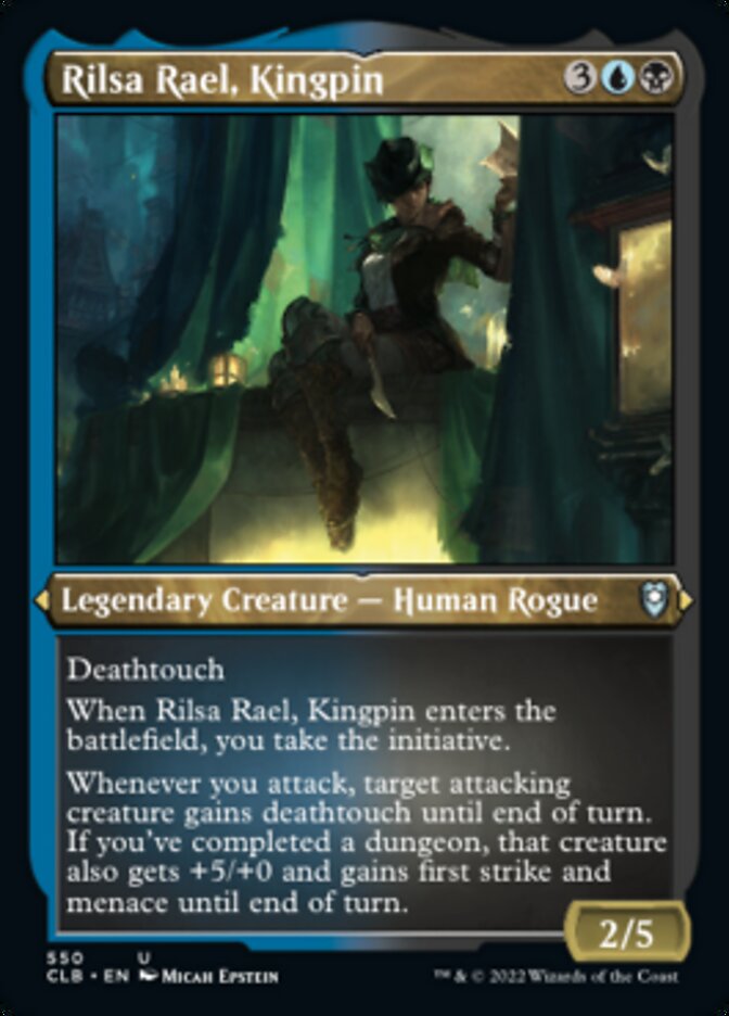 Rilsa Rael, Kingpin (Foil Etched) [Commander Legends: Battle for Baldur's Gate] | Card Citadel