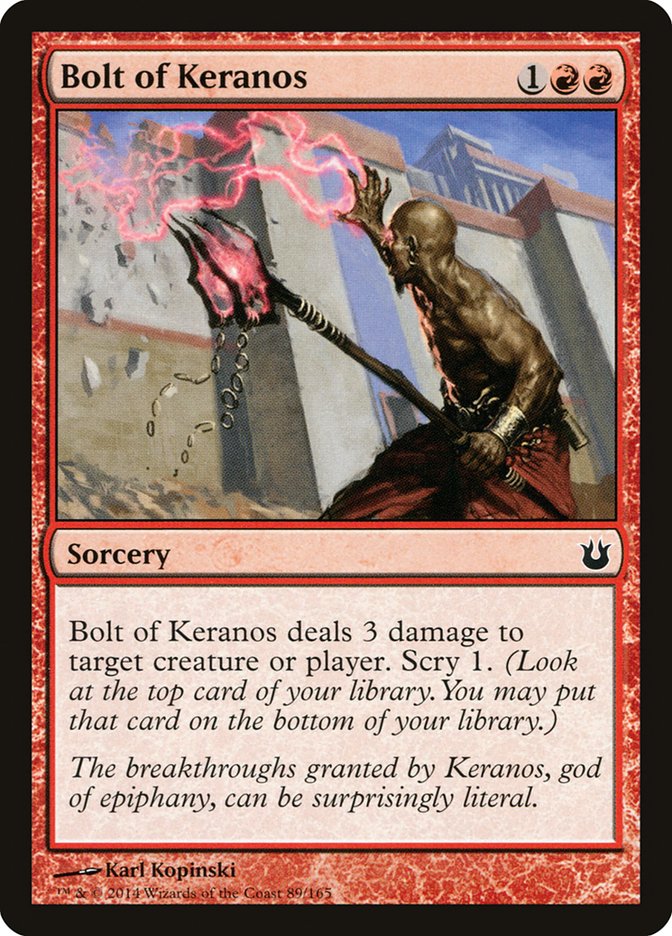 Bolt of Keranos [Born of the Gods] | Card Citadel