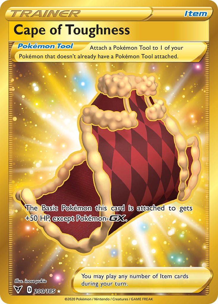 Cape of Toughness (200/185) [Sword & Shield: Vivid Voltage] | Card Citadel