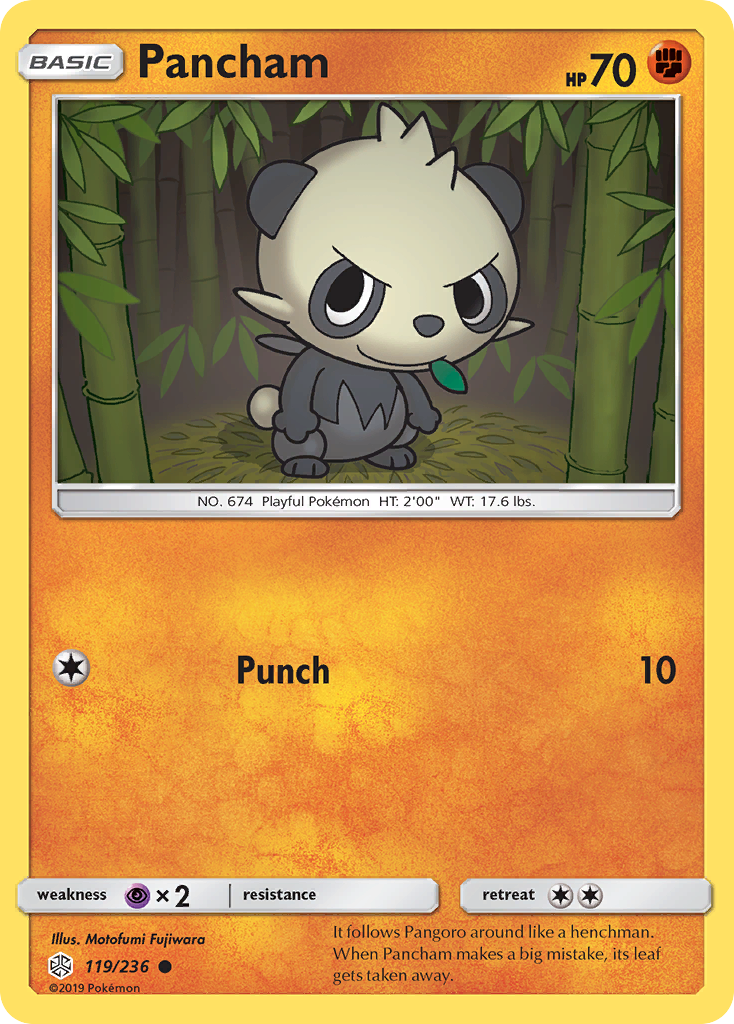 Pancham (119/236) [Sun & Moon: Cosmic Eclipse] | Card Citadel