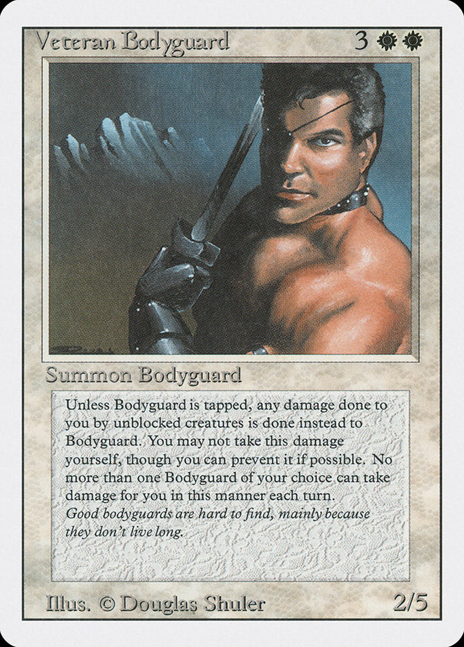 Veteran Bodyguard [Revised Edition] | Card Citadel