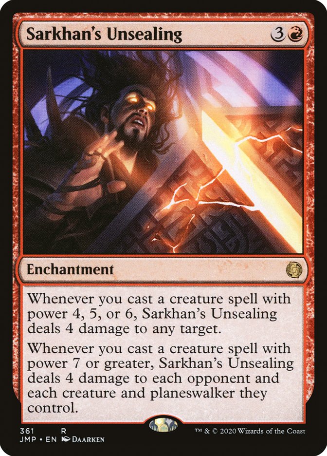 Sarkhan's Unsealing [Jumpstart] | Card Citadel