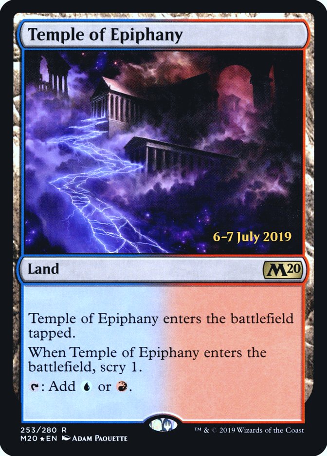 Temple of Epiphany  [Core Set 2020 Prerelease Promos] | Card Citadel