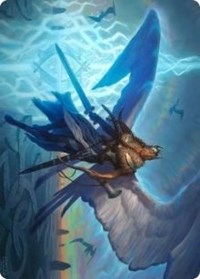 Righteous Valkyrie Art Card [Kaldheim: Art Series] | Card Citadel