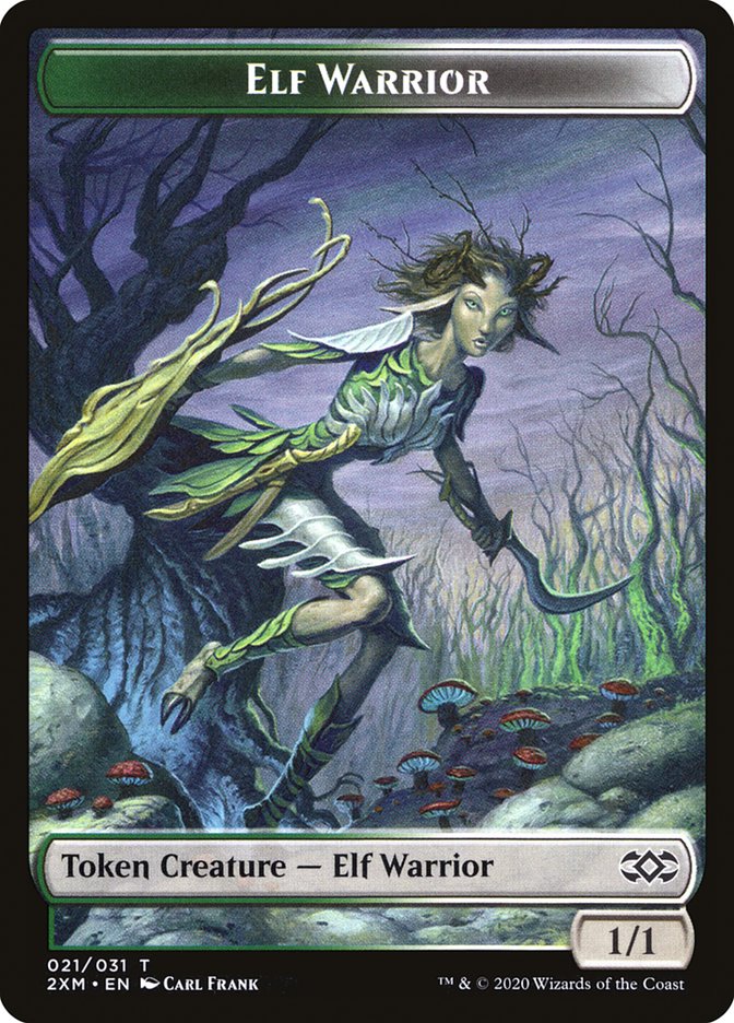 Elf Warrior Token [Double Masters] | Card Citadel