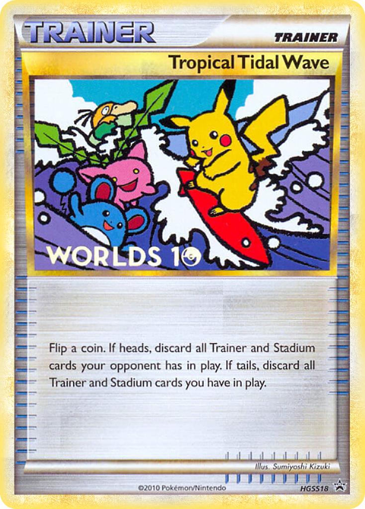 Tropical Tidal Wave (HGSS18) [HeartGold & SoulSilver: Black Star Promos] | Card Citadel