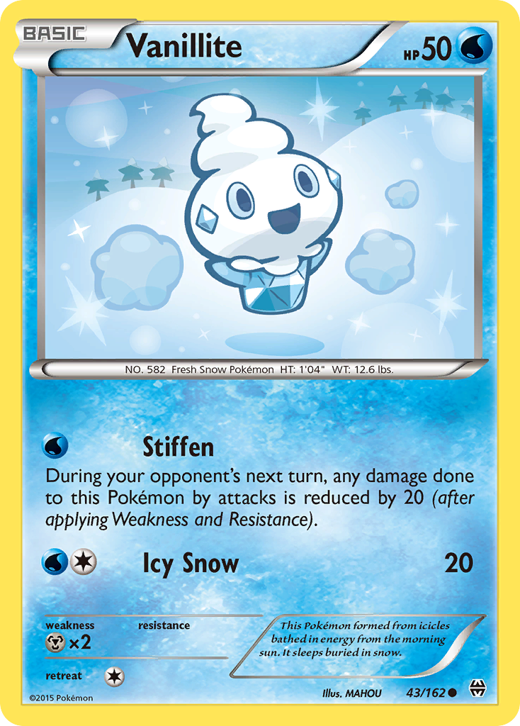 Vanillite (43/162) [XY: BREAKthrough] | Card Citadel