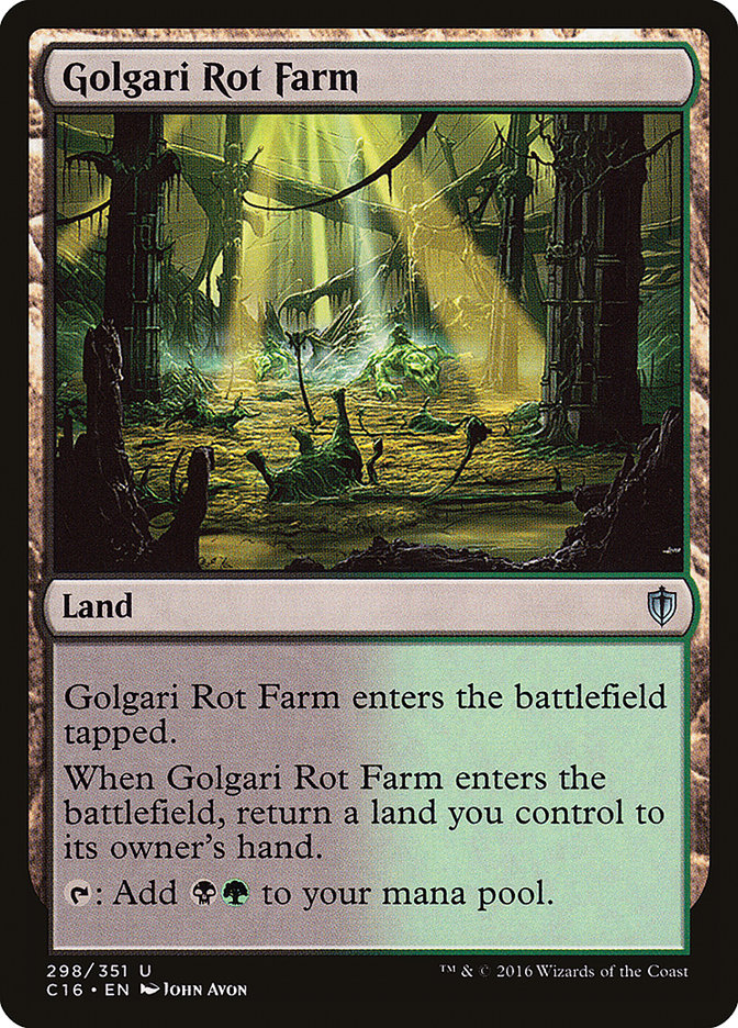 Golgari Rot Farm [Commander 2016] | Card Citadel