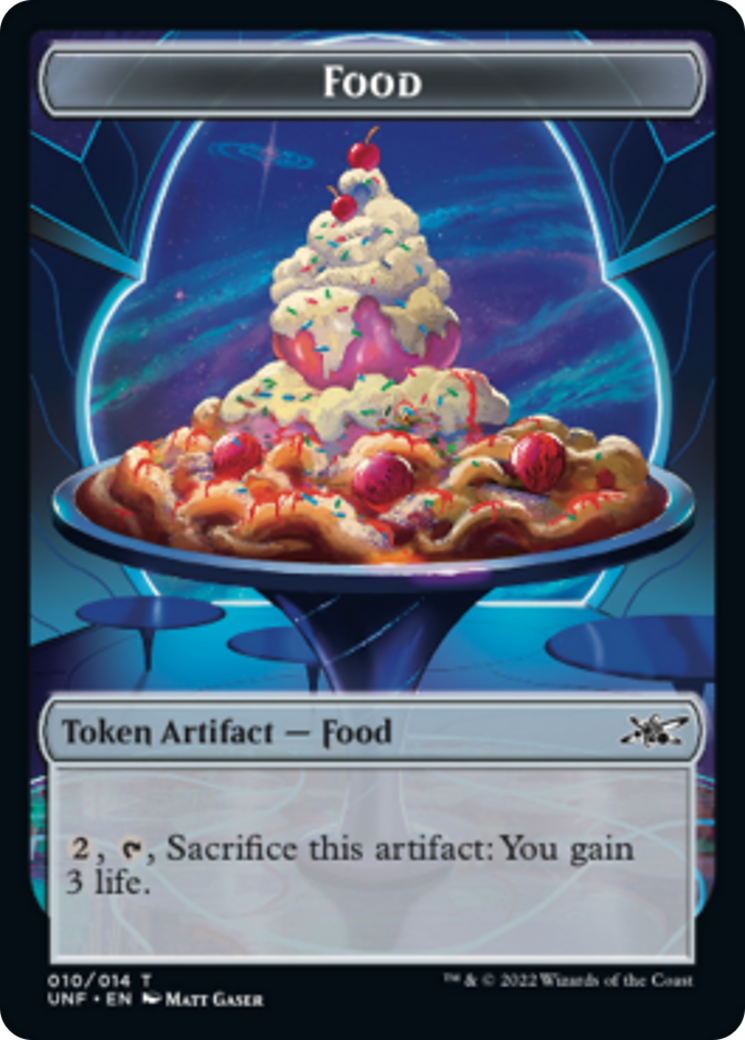 Cat // Food (10) Double-sided Token [Unfinity Tokens] | Card Citadel