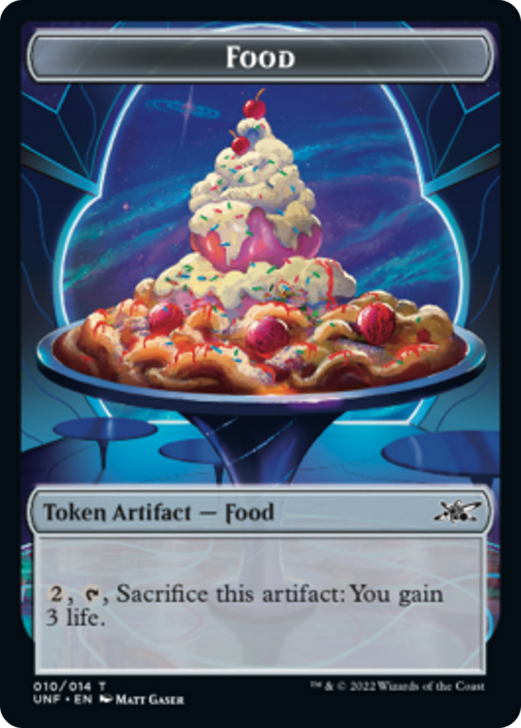 Zombie Employee // Food (010) Double-sided Token [Unfinity Tokens] | Card Citadel