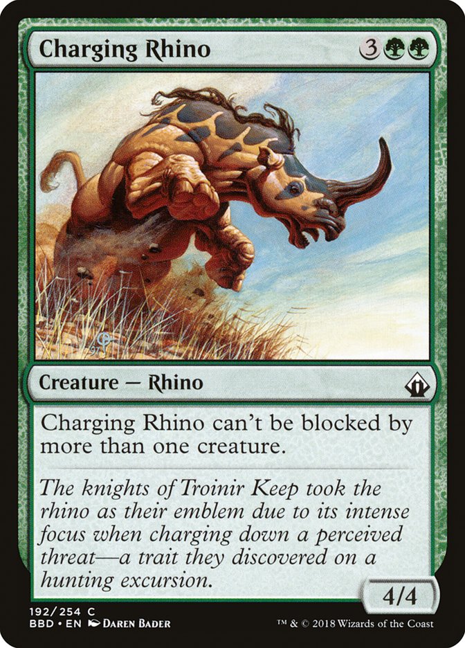 Charging Rhino [Battlebond] | Card Citadel