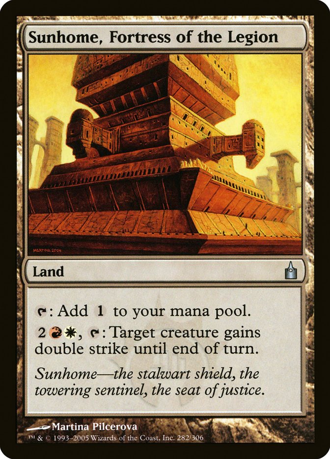 Sunhome, Fortress of the Legion [Ravnica: City of Guilds] | Card Citadel