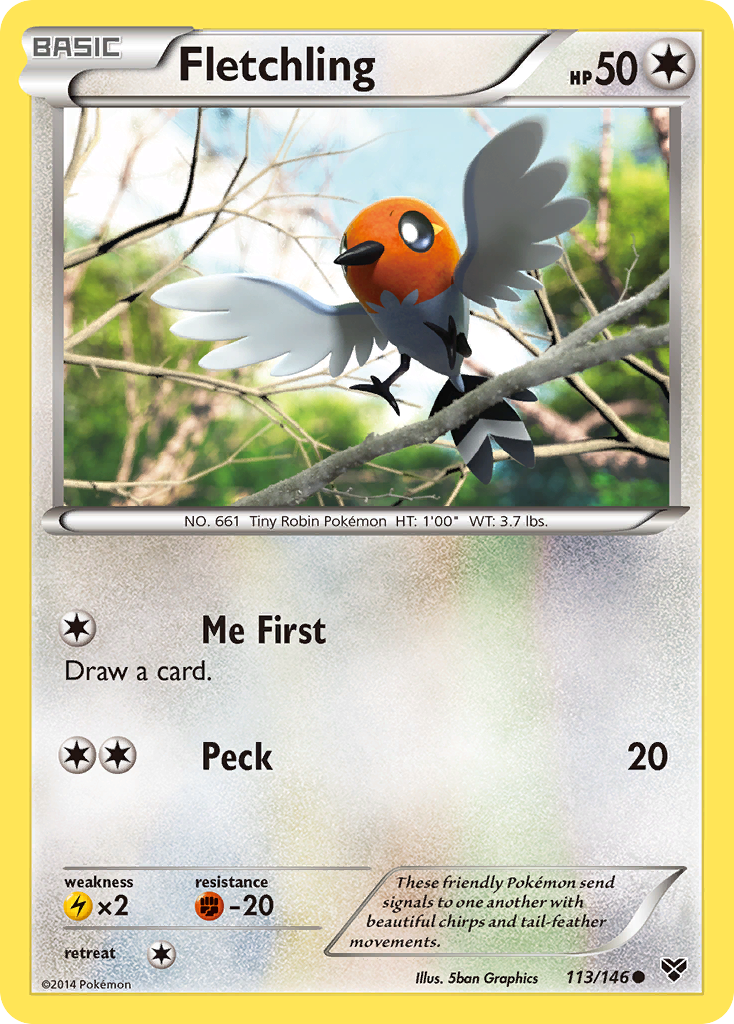 Fletchling (113/146) [XY: Base Set] | Card Citadel