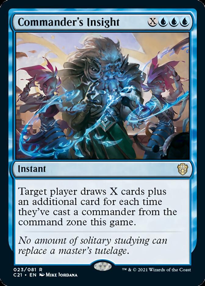 Commander's Insight [Commander 2021] | Card Citadel