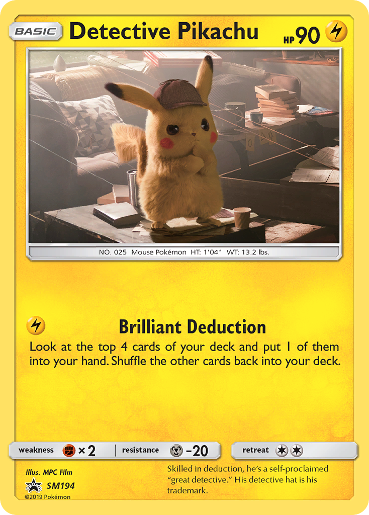 Detective Pikachu (SM194) [Sun & Moon: Black Star Promos] | Card Citadel