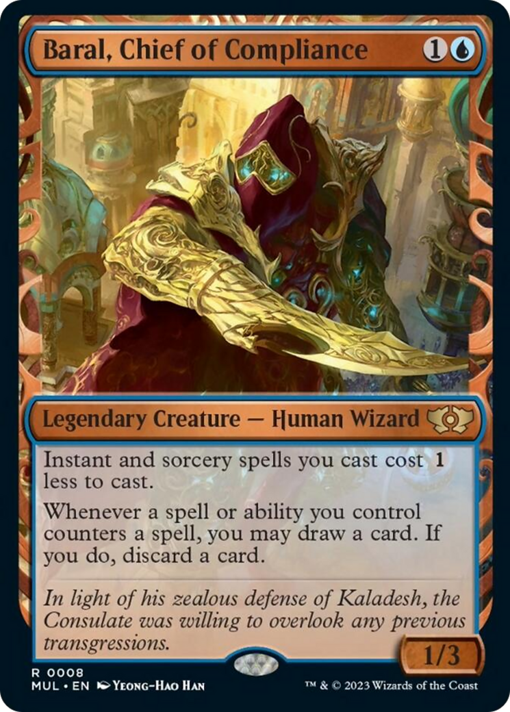 Baral, Chief of Compliance [Multiverse Legends] | Card Citadel