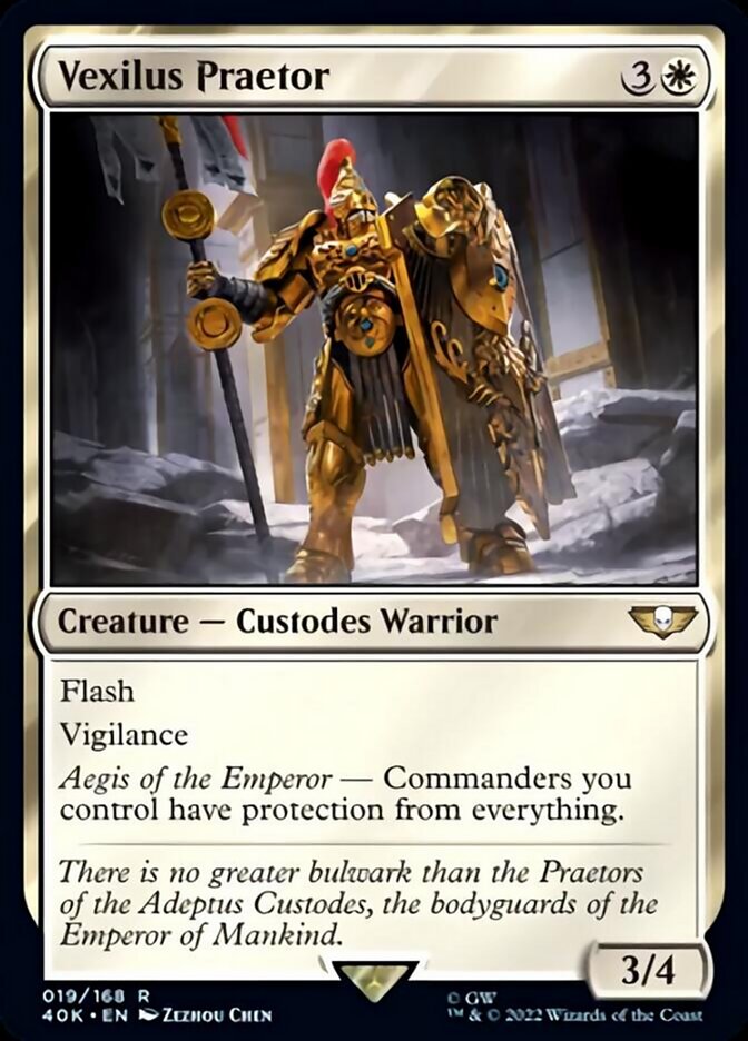 Vexilus Praetor (Surge Foil) [Universes Beyond: Warhammer 40,000] | Card Citadel