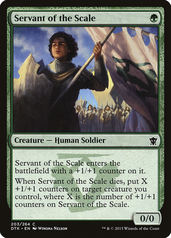 Servant of the Scale [Dragons of Tarkir] | Card Citadel