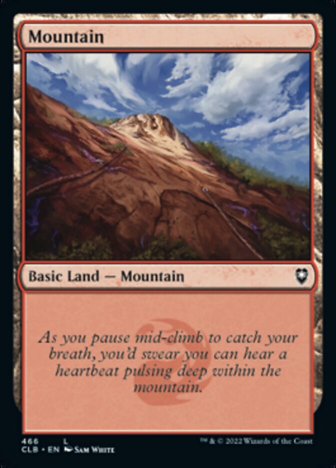 Mountain (466) [Commander Legends: Battle for Baldur's Gate] | Card Citadel