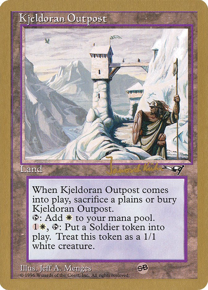 Kjeldoran Outpost (Janosch Kuhn) [World Championship Decks 1997] | Card Citadel