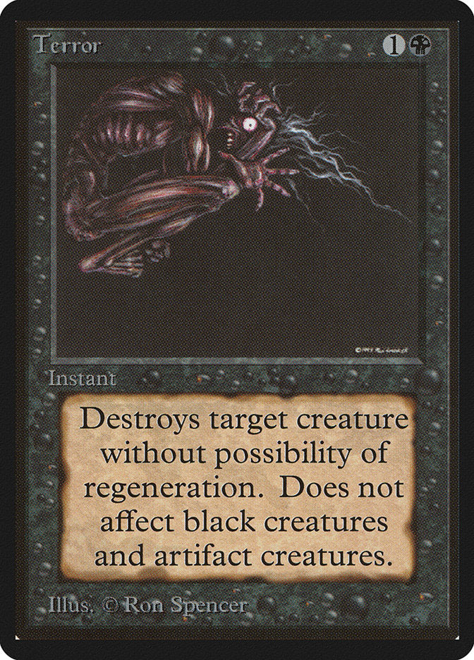 Terror [Limited Edition Beta] | Card Citadel