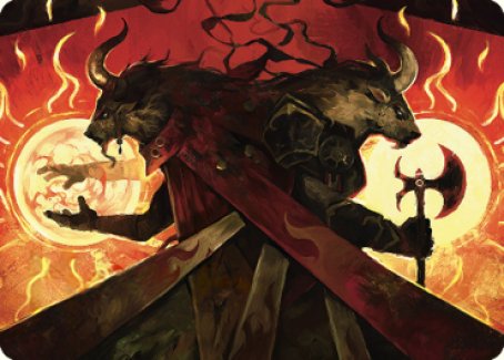 Hurloon Battle Hymn Art Card [Dominaria United Art Series] | Card Citadel