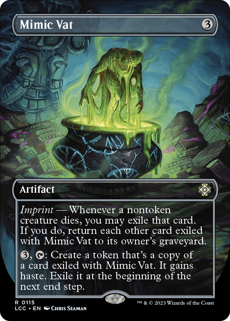 Mimic Vat (Borderless) [The Lost Caverns of Ixalan Commander] | Card Citadel