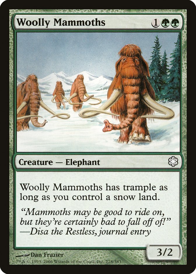 Woolly Mammoths [Coldsnap Theme Decks] | Card Citadel