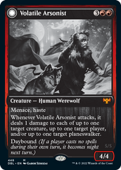 Volatile Arsonist // Dire-Strain Anarchist [Innistrad: Double Feature] | Card Citadel
