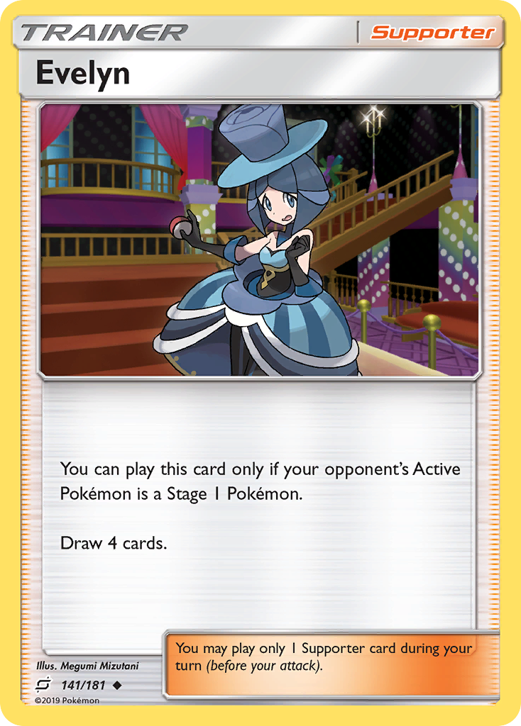 Evelyn (141/181) [Sun & Moon: Team Up] | Card Citadel