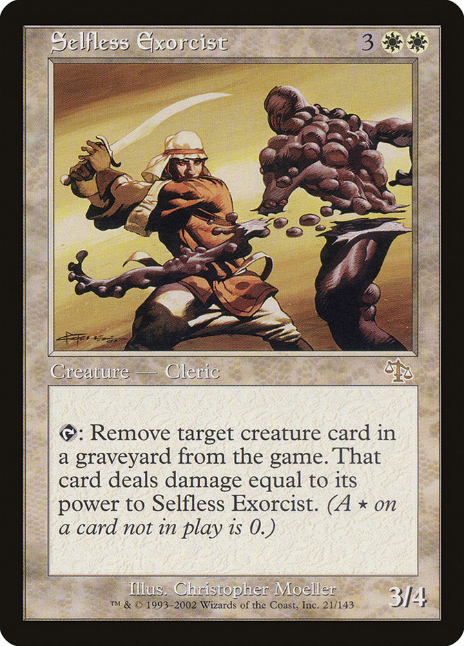 Selfless Exorcist [Judgment] | Card Citadel