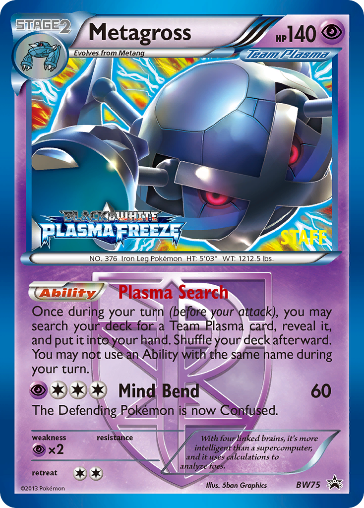 Metagross (BW75) [Black & White: Black Star Promos] | Card Citadel