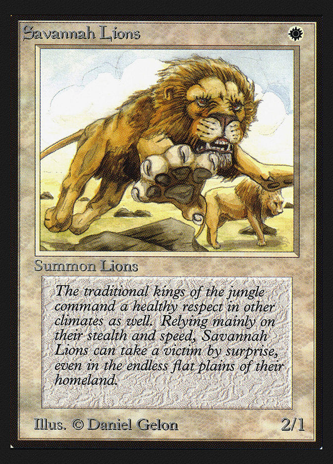 Savannah Lions (CE) [Collectors’ Edition] | Card Citadel