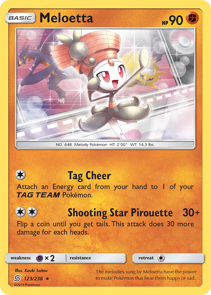 Meloetta (123/236) [Sun & Moon: Unified Minds] | Card Citadel