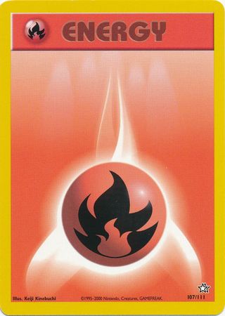 Fire Energy (107/111) [Neo Genesis Unlimited] | Card Citadel