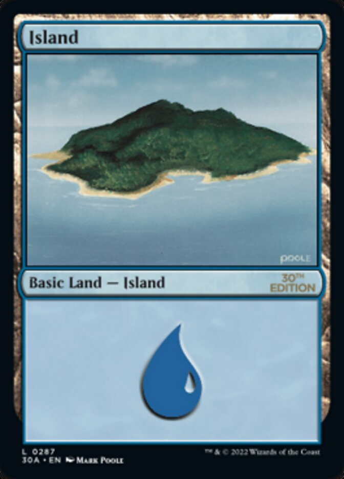 Island (287) [30th Anniversary Edition] | Card Citadel