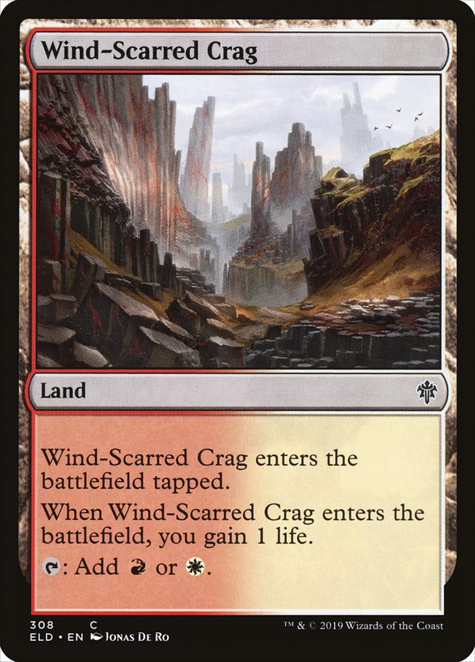 Wind-Scarred Crag [Throne of Eldraine] | Card Citadel