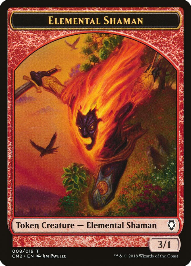 Elemental Shaman Token [Commander Anthology Volume II Tokens] | Card Citadel