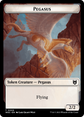 Pirate // Pegasus Double-Sided Token [Wilds of Eldraine Commander Tokens] | Card Citadel